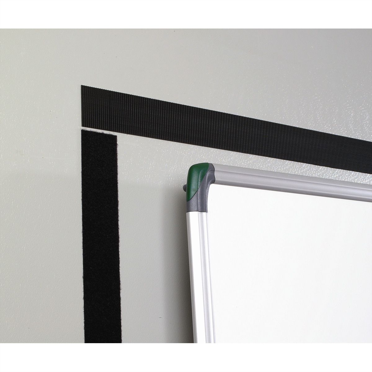 VELCRO® Bande 50mmx2.5m noir, crochets&velours autocollants extra fort