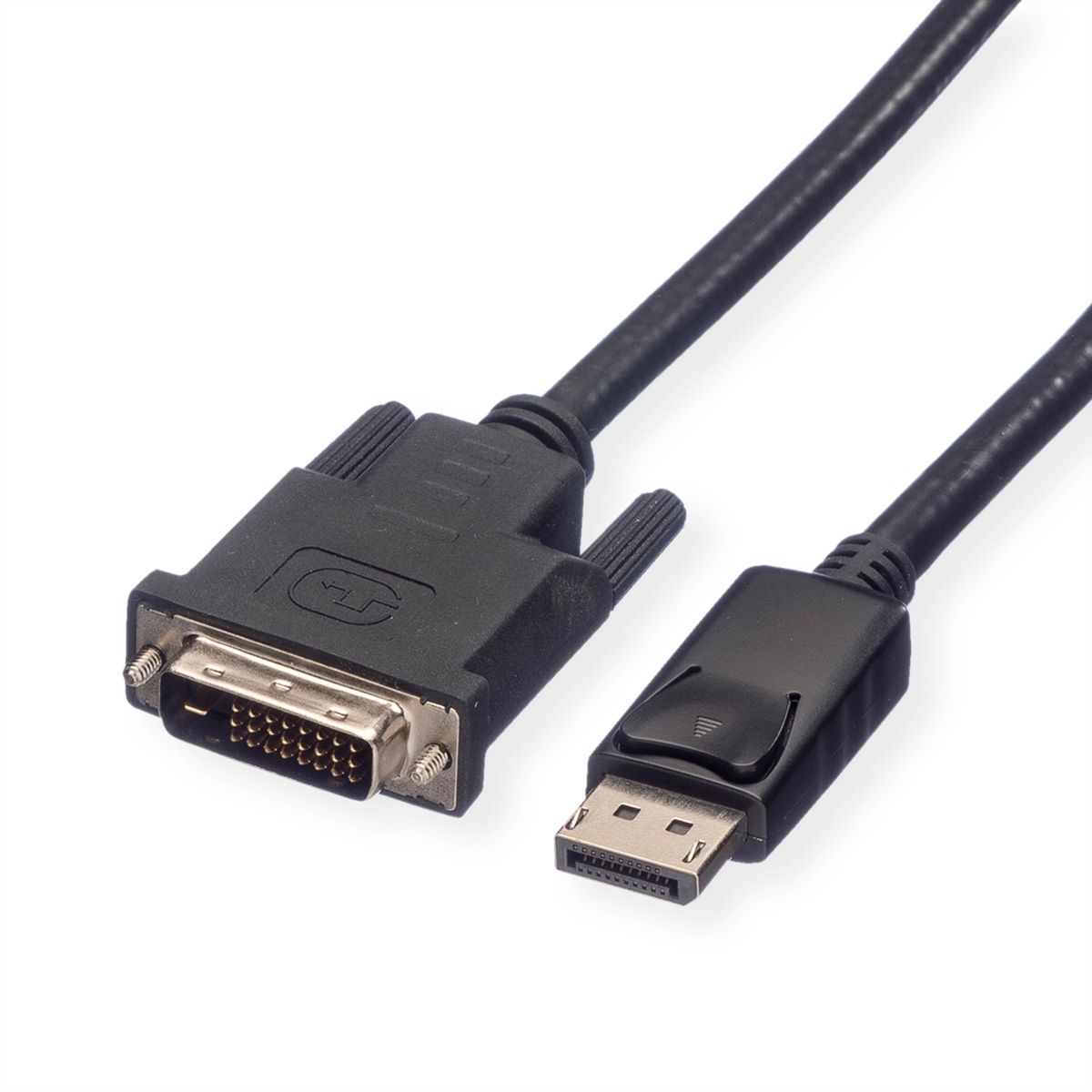 ROLINE Câble DisplayPort DP M - DVI M, LSOH, noir, 2 m