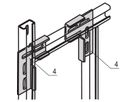 SCHROFF Eurorack C-Rail L-Bracket pour le raccordement en angle de deux rails centraux