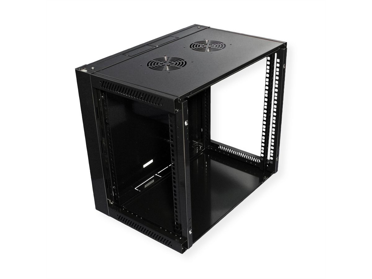 VALUE Armoire murale 9 UH (HxLxP) 505x570x450 mm, noir