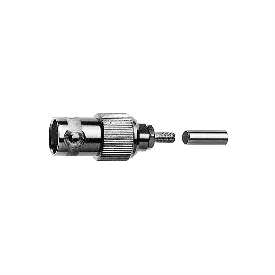 TELEGÄRTNER Prise de câble BNC 50 Ohm pour sertissage RG-316/U