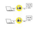 ROLINE Câble de raccordement pour écran DVI (18+1) M /HDMI M, noir, 1,5 m