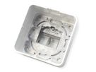 TELEGÄRTNER Module pour boîtier blanc, 2 prises