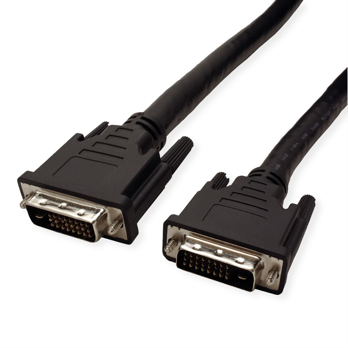 ROLINE Câble DVI pour écran, M-M, (24+1) dual link, 20 m