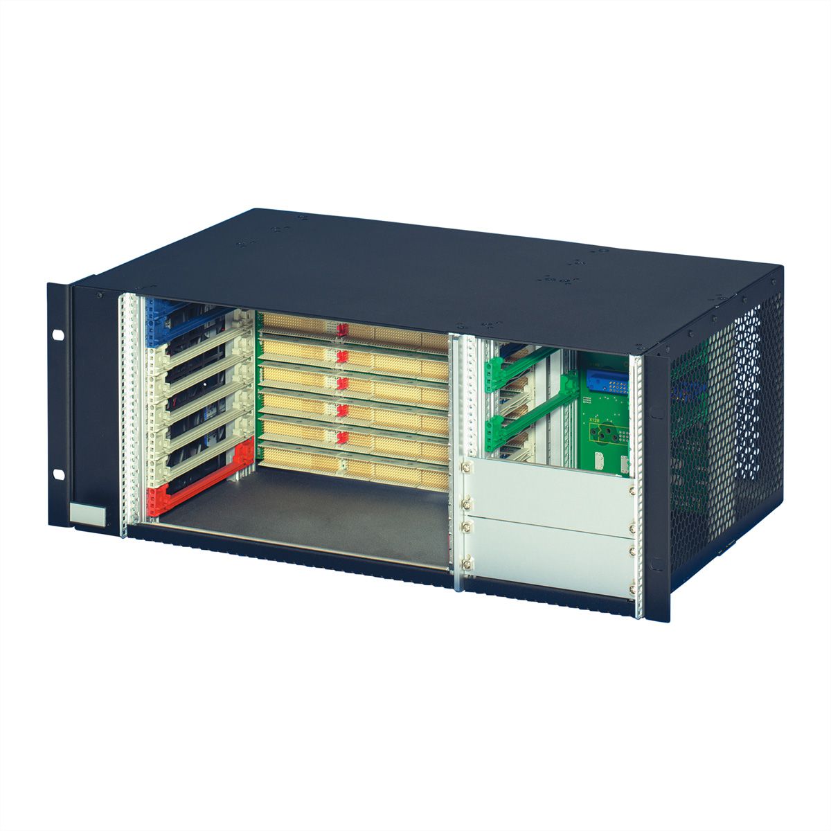 Système CPCI SCHROFF avec PSU enfichable, PSB H.110, 4 U, 8 slots