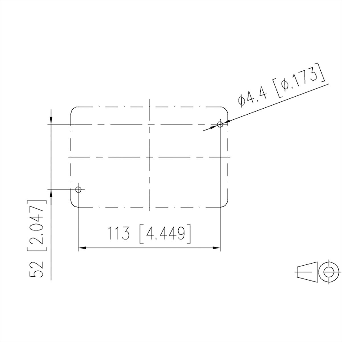 METZ CONNECT E-DAT Industry IP67 V5 2 ports boîtier métallique en saillie