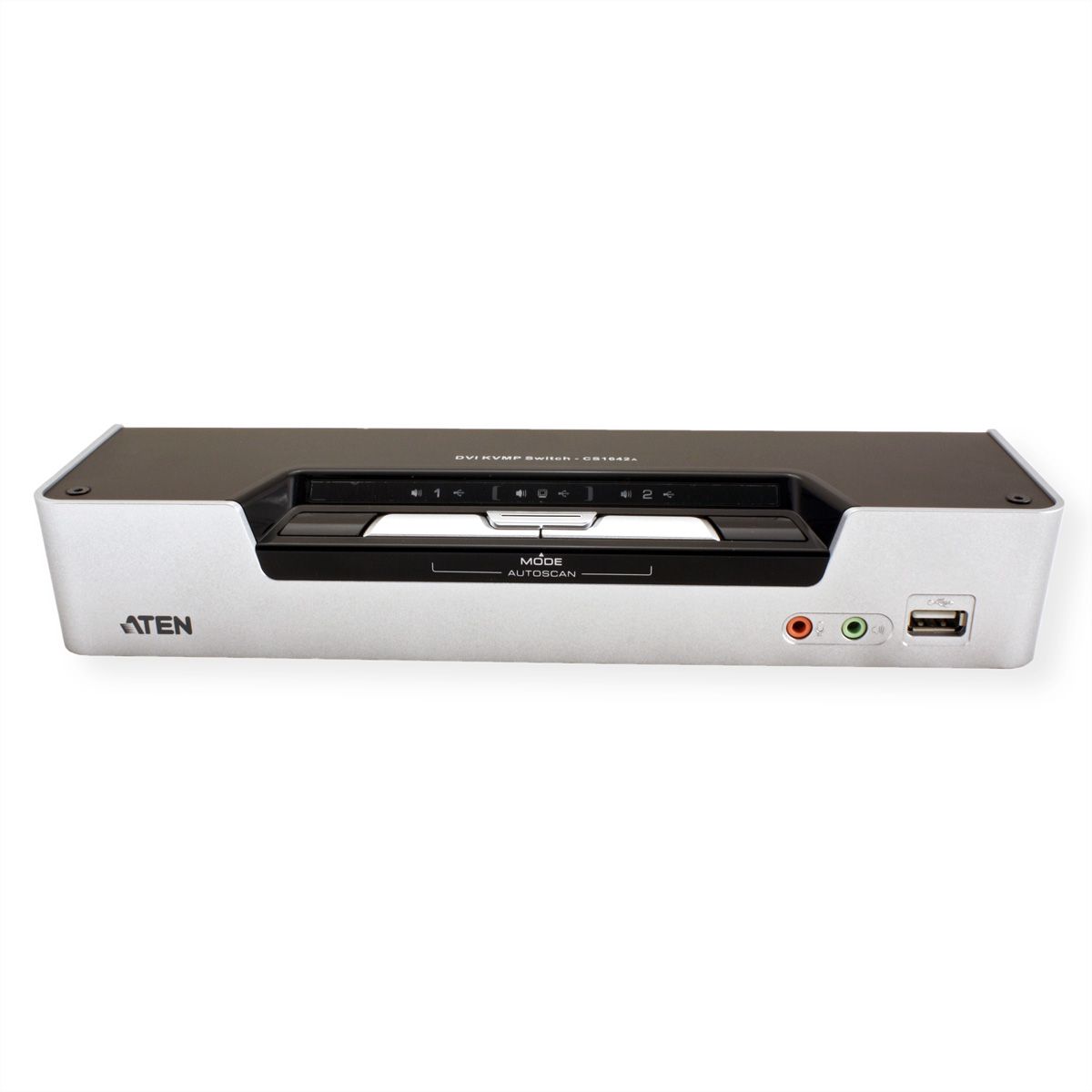 ATEN CS1642A Switch KVM Dual-View DVI, USB, Audio, USB-Hub, 2 ports