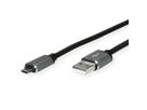 ROLINE Câble USB 2.0, A - Micro B (reversible), M/M, 1,8 m
