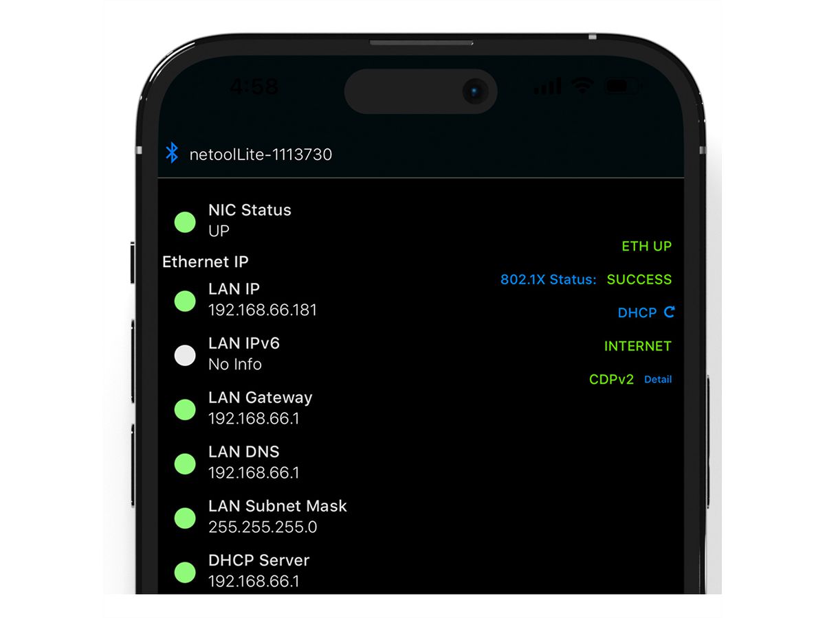 NetPeppers netool.io Lite Testeur de réseau intelligent
