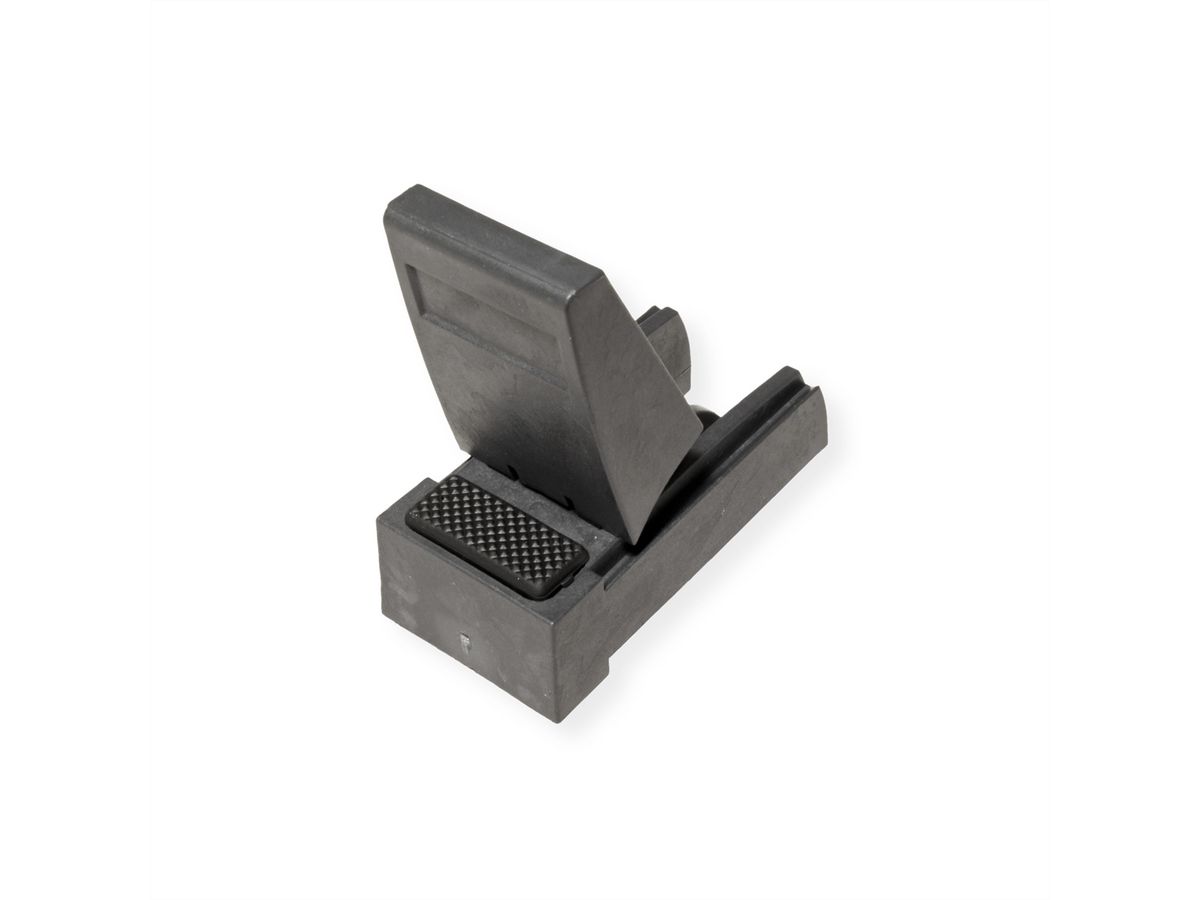 SCHROFF Pied basculant pour châssis, plastique, RAL 7016
