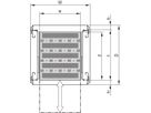 SCHROFF Tablette télescopique 19" pour Varistar, Novastar, Eurorack, 70 kg, RAL 7021, 553W 900D