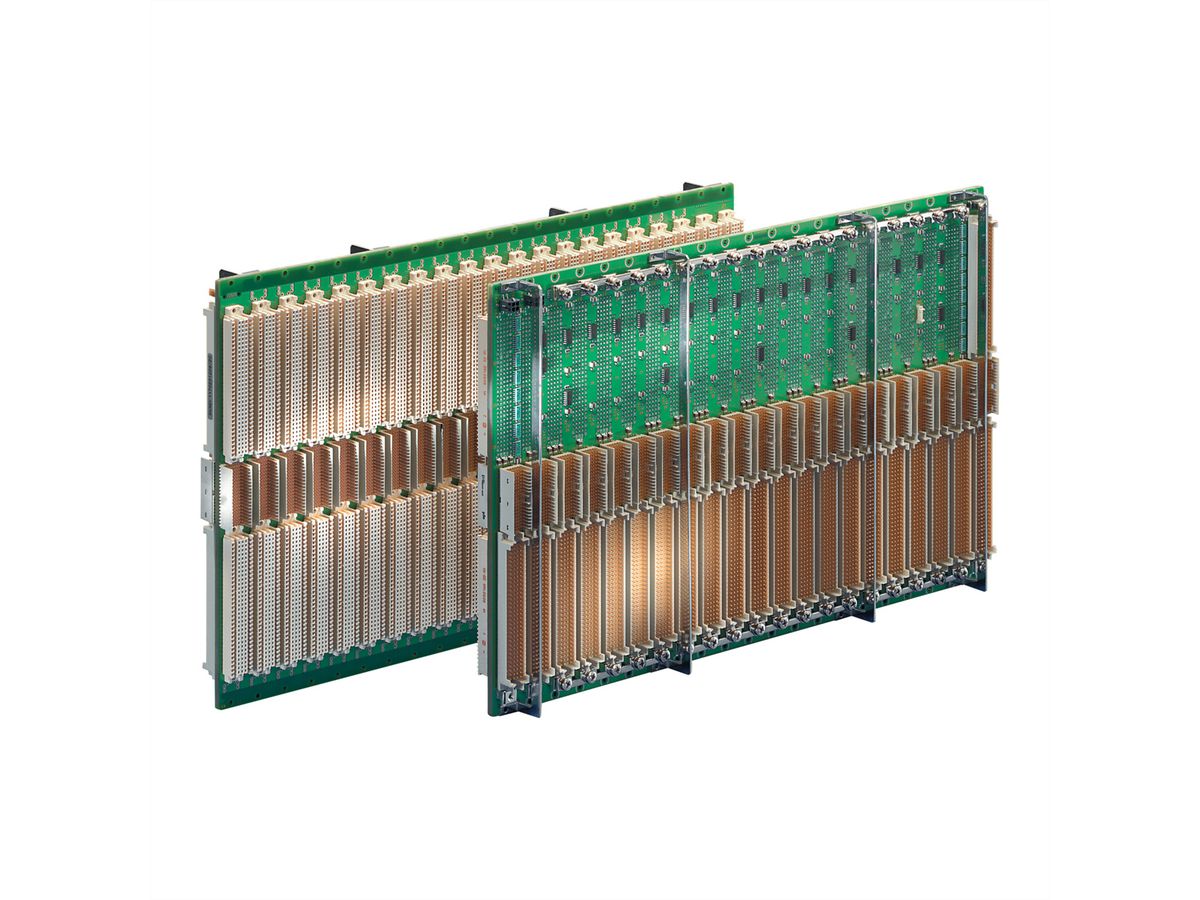 Carte-mère VME64x SCHROFF, 6 U, 4 slots sans P0