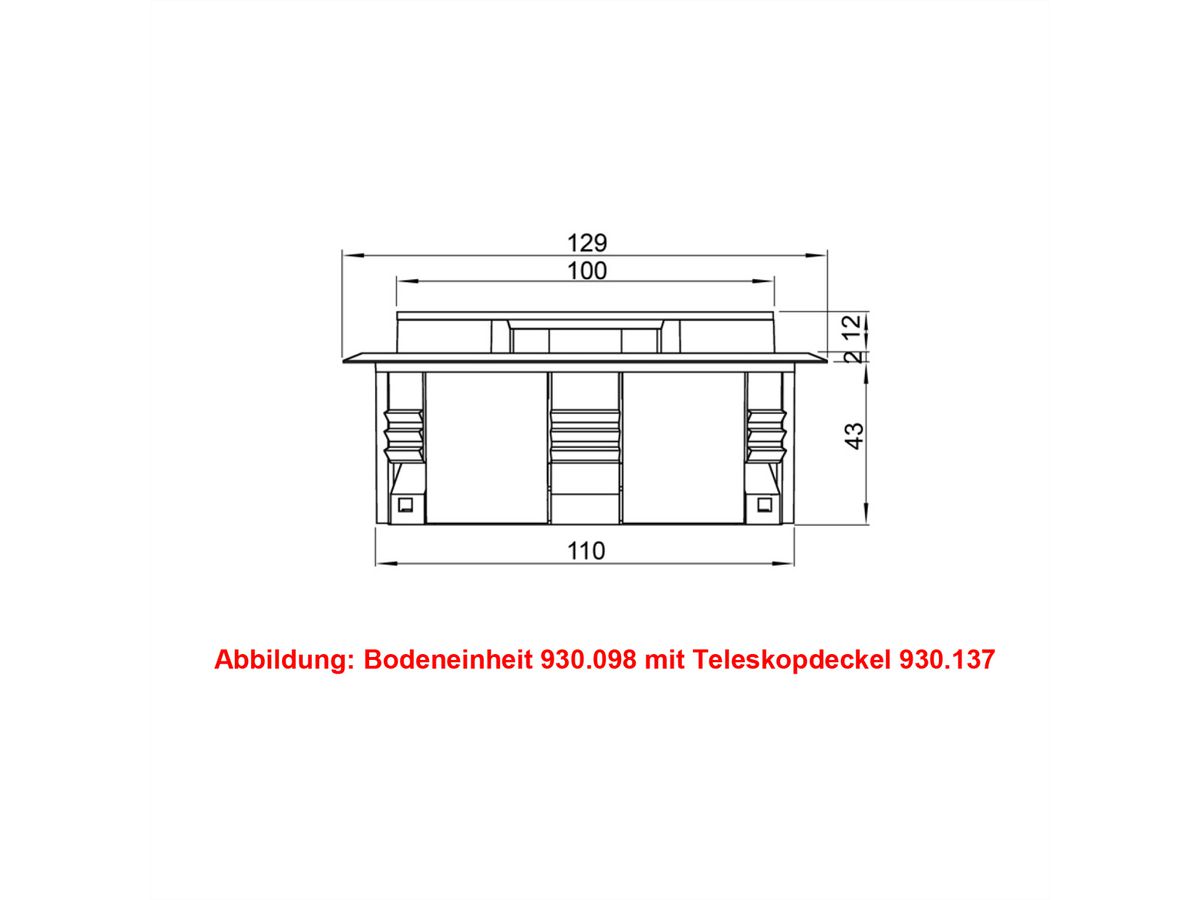 BACHMANN Bloc de sol Easy-Outlet argent