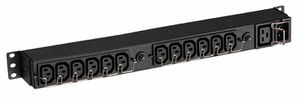 Eaton EFLX12I unité de distribution d'énergie 13 sortie(s) CA 1U Noir