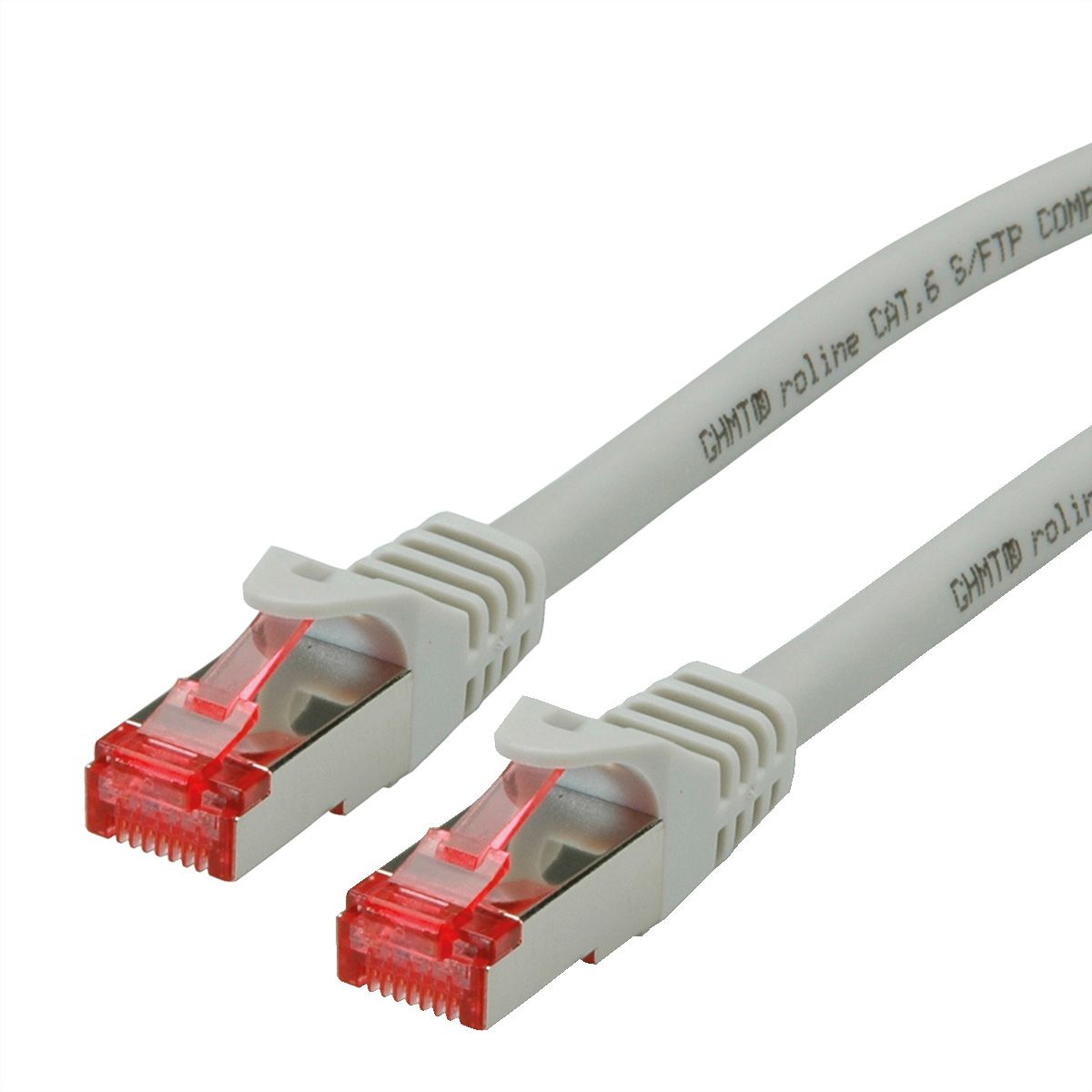 Cordon ROLINE S/FTP(PiMF) Cat.6, LSOH, Component Level, gris, 20 m