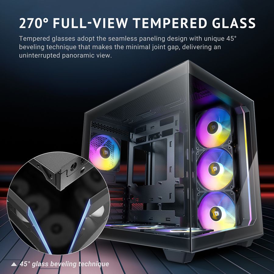 ANTEC Constellation C5 ARGB Boîtier PC Midi Tower ATX, noir