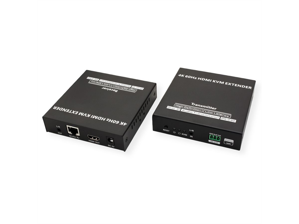 VALUE Prolongateur KVM via Cat.6/6A, HDMI, max. 120m
