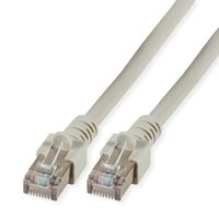 Cordon Cat.5e (Classe D) S/FTP confectionné, gris, 30 m