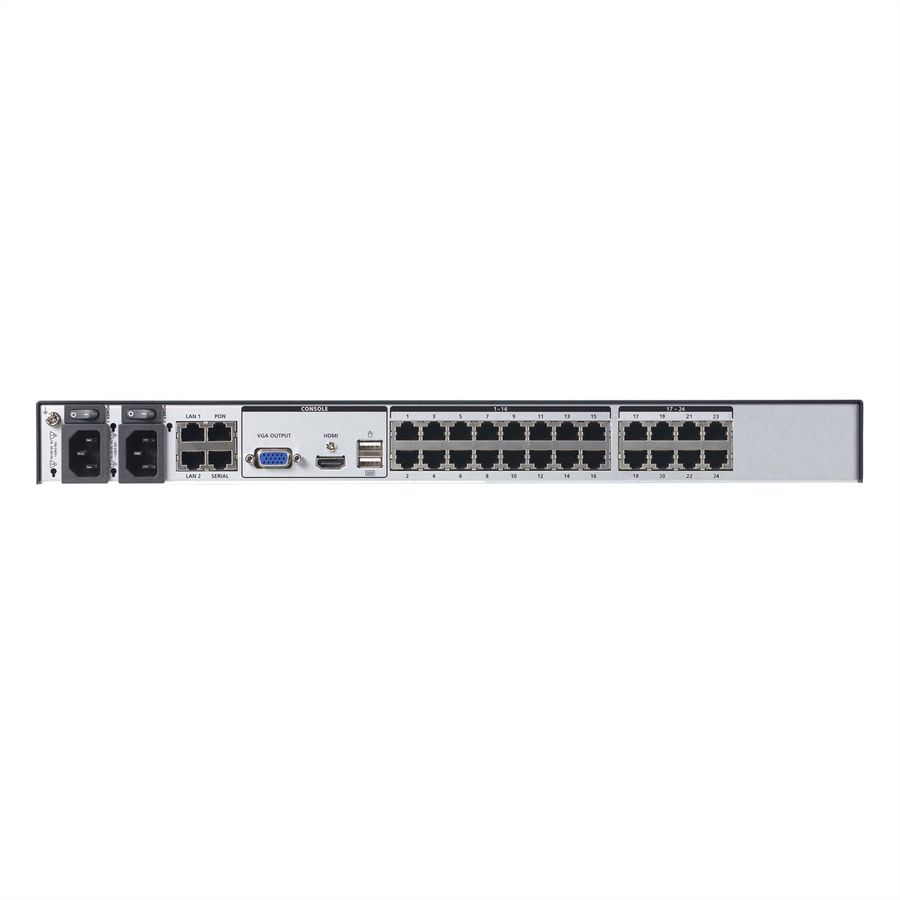 ATEN KN4024VB Commutateur KVM sur IP 24 ports Cat.5 Multi-Interface, 1 local/4 distant