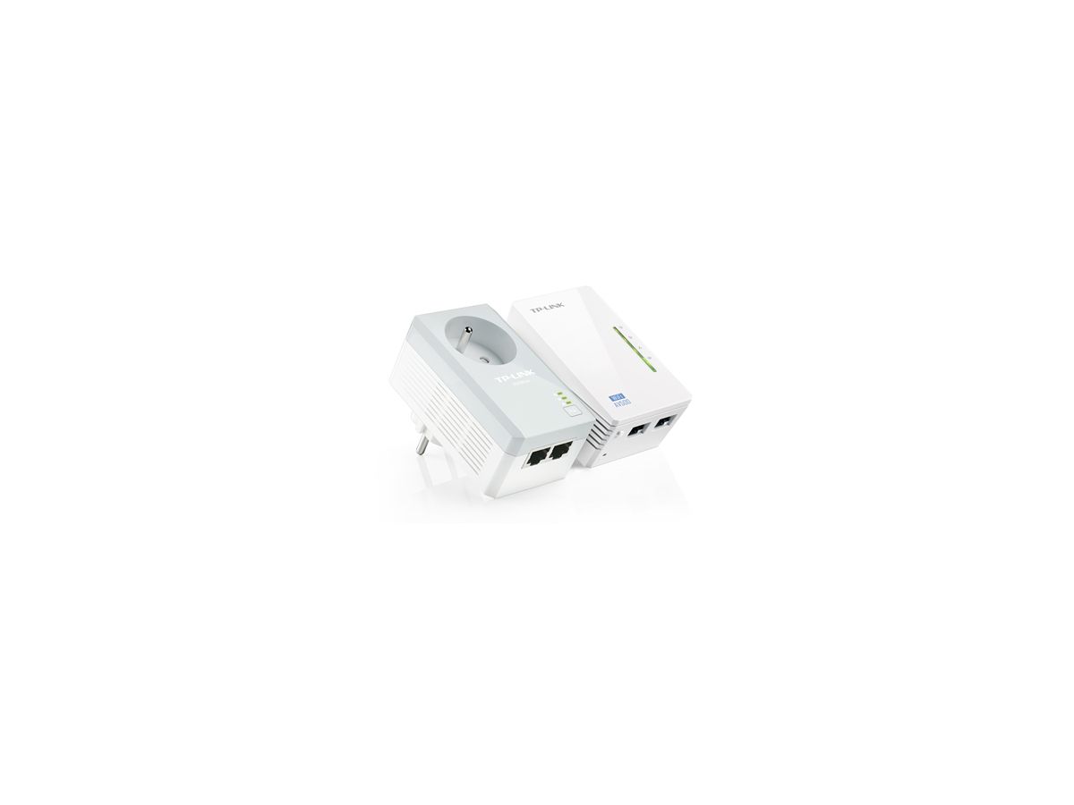 TP-LINK TL-WPA4225 KIT 500Mbit/s Ethernet/LAN Wifi Blanc 2pièce(s)