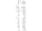 SCHROFF Unité enfichable, face avant, non blindée, pour IEL, IET, Type 2 poignée, 6 U, 8 HP, 2,5 mm, alu, anodisé avant, conducteur arrière
