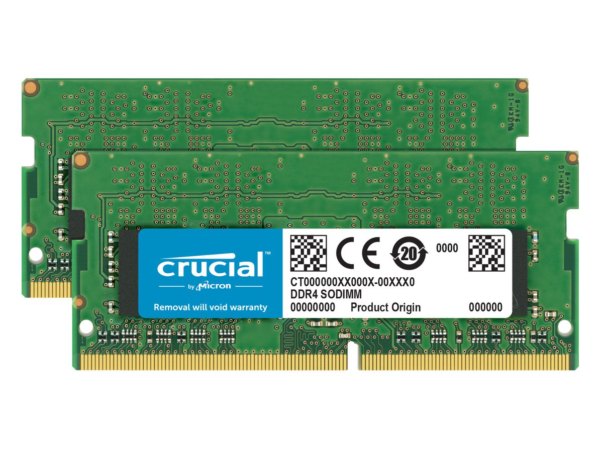Crucial 2x16GB DDR4 module de mémoire 32 Go 2400 MHz
