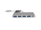 ROLINE Hub USB 3.2 Gen 1, 4 ports, type C, 1 port PD