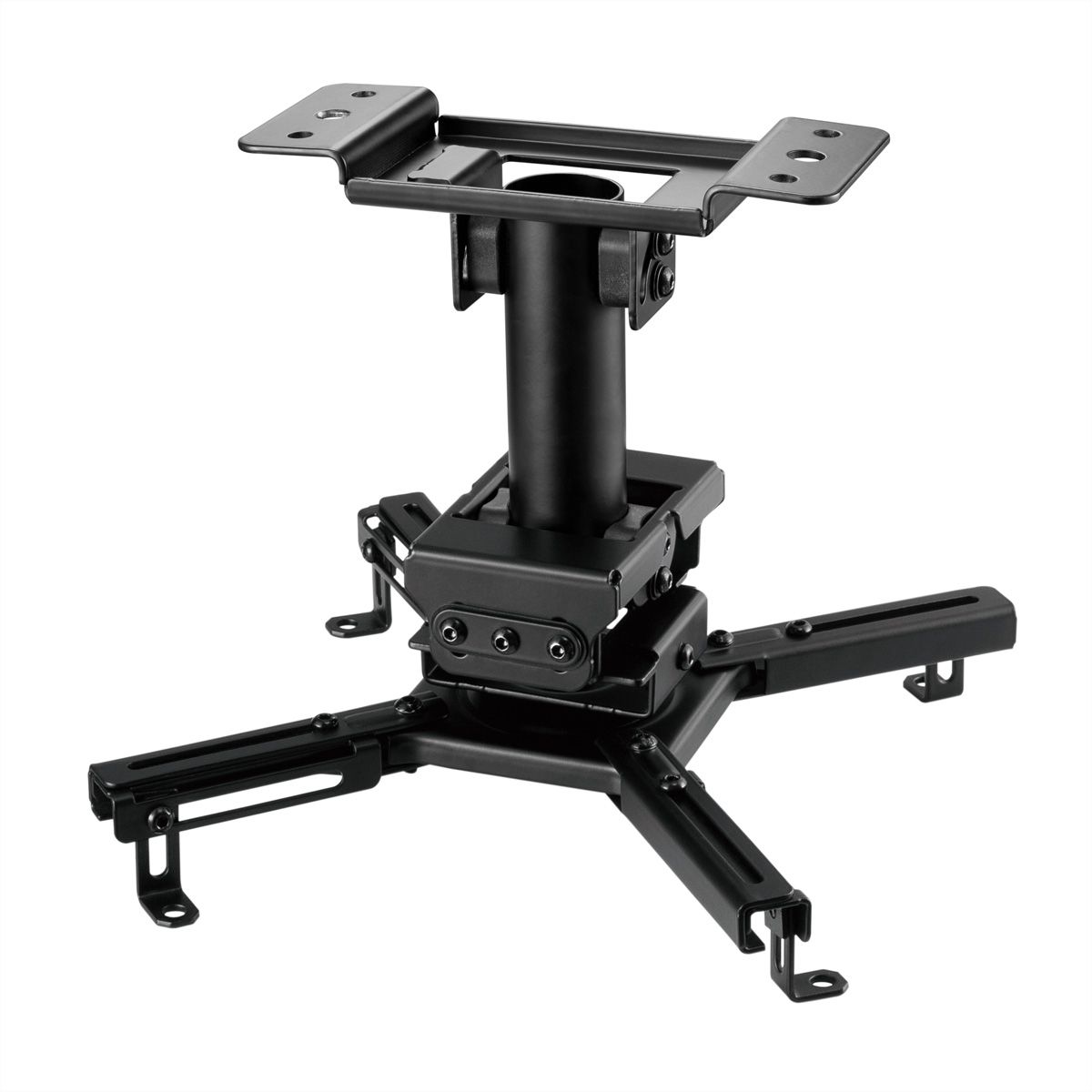VALUE Support robuste pour projecteur, fixation sous plafond, jusqu'à 45 kg, noir
