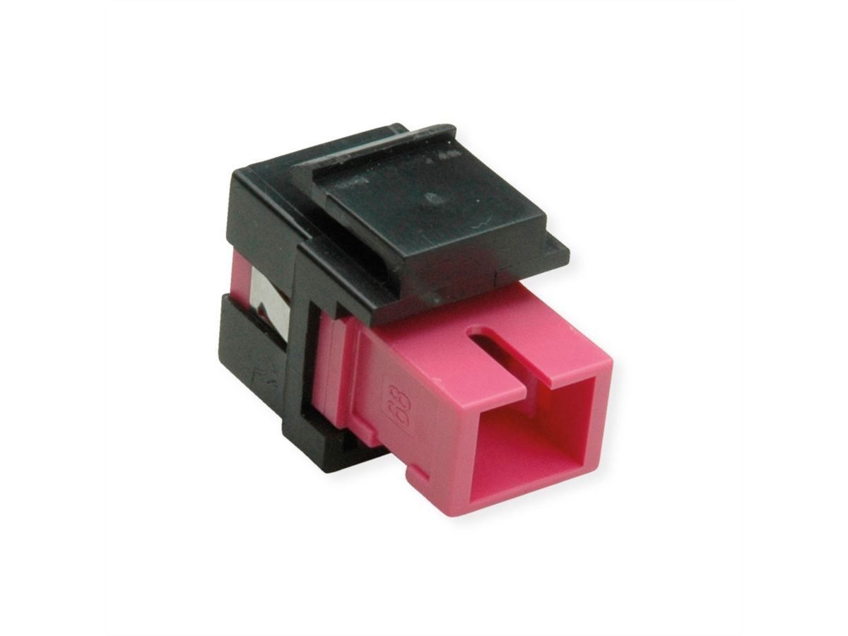 ROLINE Raccord optique SC/SC simplex mutlimode, Keystone, OM4