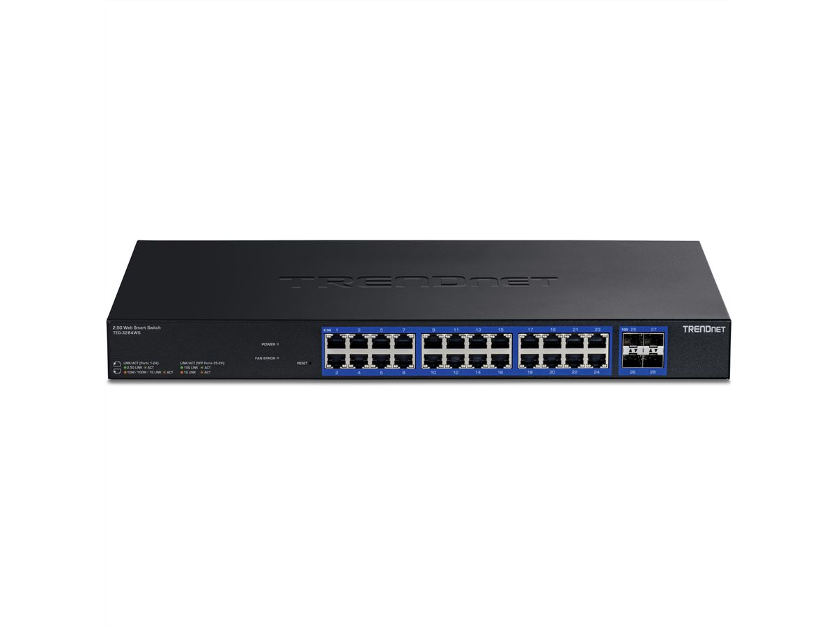 TRENDnet TEG-3284WS Switch web smart Multi-Gigabit à 28 ports