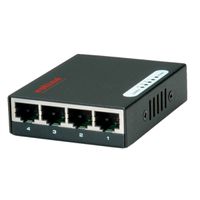 ROLINE Switch Gigabit Ethernet, Pocket, 4 ports