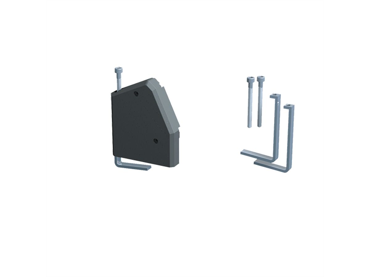 BACHMANN DESK Equerre de maintien version étroite