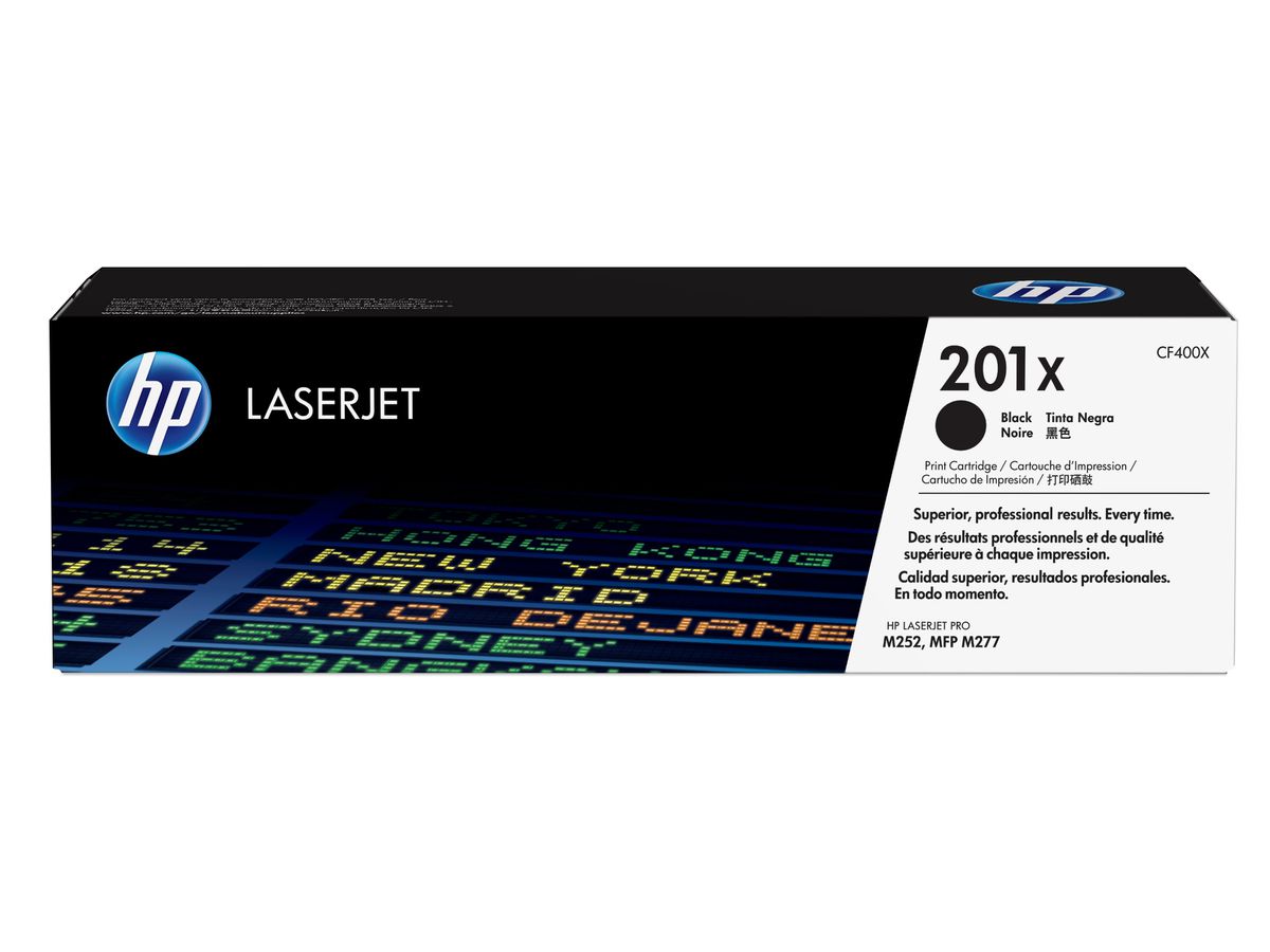 HP 201X toner LaserJet Noir grande capacité authentique