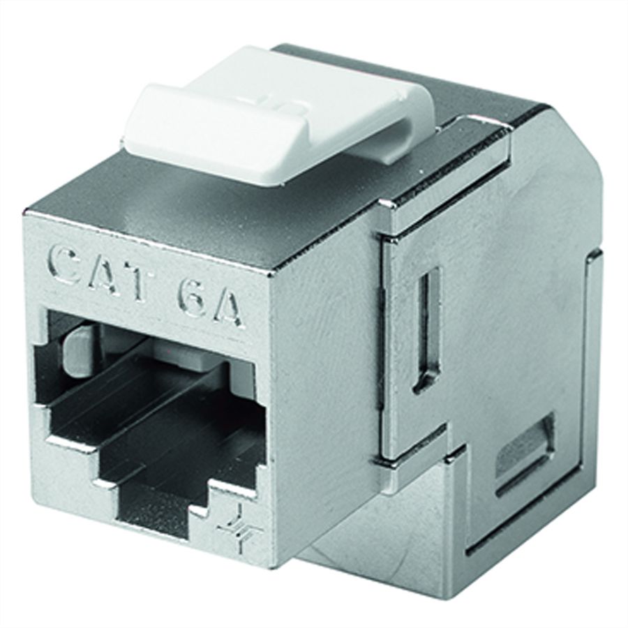 TELEGÄRTNER Coupleur AMJ 90° Cat.6A, RJ45 (f-f)