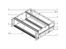 SCHROFF EuropacPRO 19" Kit bac à cartes pour le ferroviaire, blindé, SNCF, 3 U, 36 CV, 320 mm