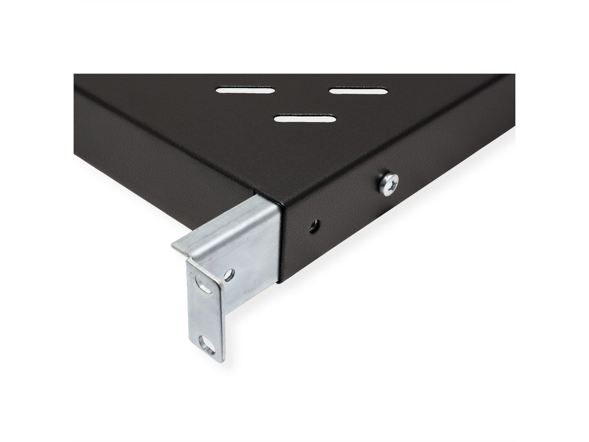 ROLINE 19" Etagère 1U, 500P 50 kg noir