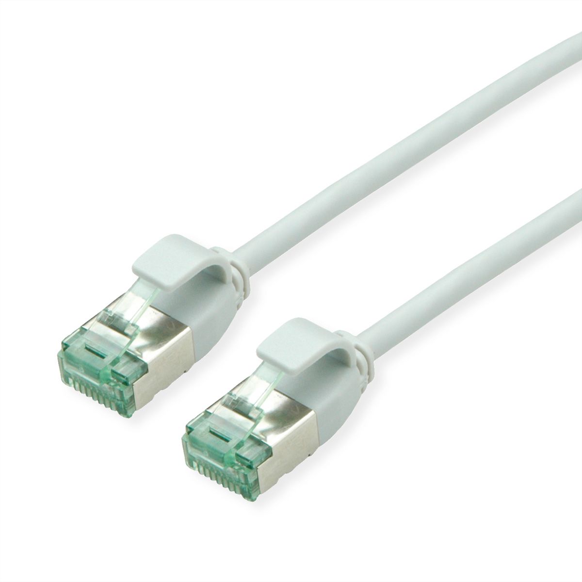 ROLINE RM Cordon DataCenter U/FTP Cat.6A (Classe EA), slim, gris, 0,15 m