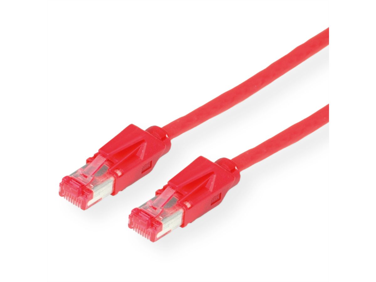 Cordon KERPEN Cat.6 (Classe E) F6-90 S/F H, HiRose, rouge, 1,5 m