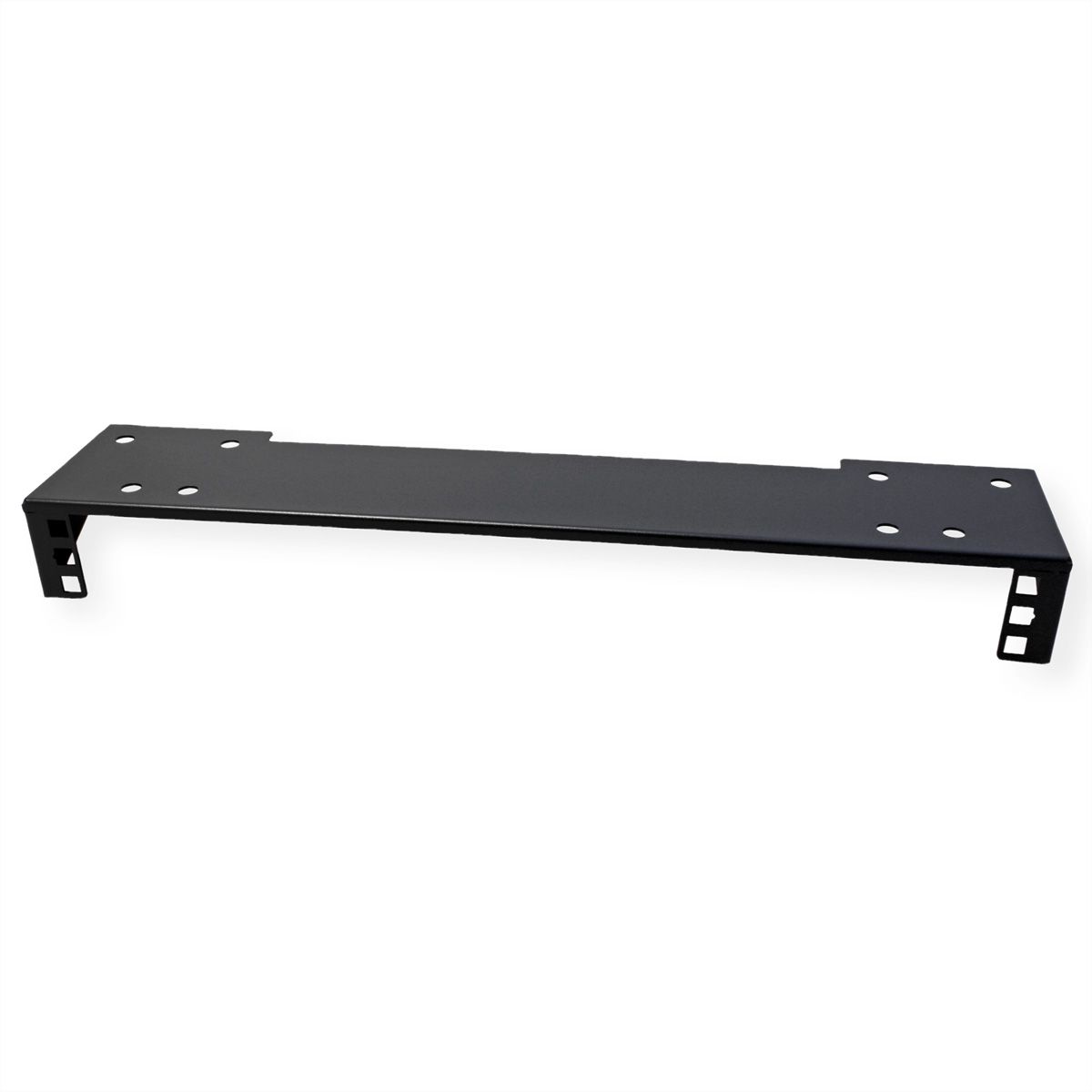 Support 19" mural / sous le bureau, 1 UH, noir