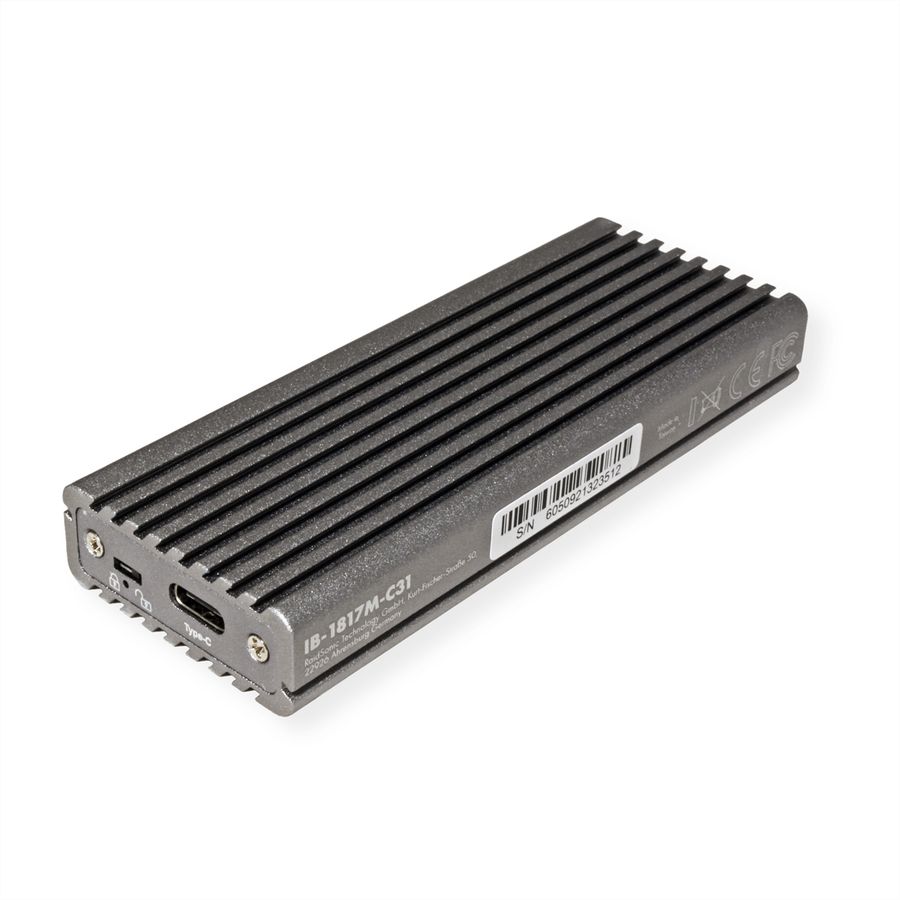 RaidSonic IB-1817M-C31 Boîtier USB C pour M.2 NVMe SSD