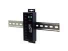 EXSYS EX-1537HMVS Hub USB-C 3.2 Gen 1 métallique à 7 ports, avec protection contre les surtensions EDS 15 kV