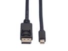 ROLINE Câble DisplayPort DP M - Mini DP M, noir, 1 m