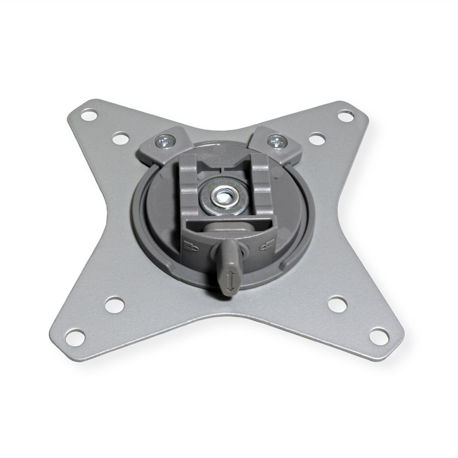 ROLINE Support double LCD, fixation sur bureau, vérin à gaz, 5 articulations, 17-23", jusqu'à 2x 9 kg, argent