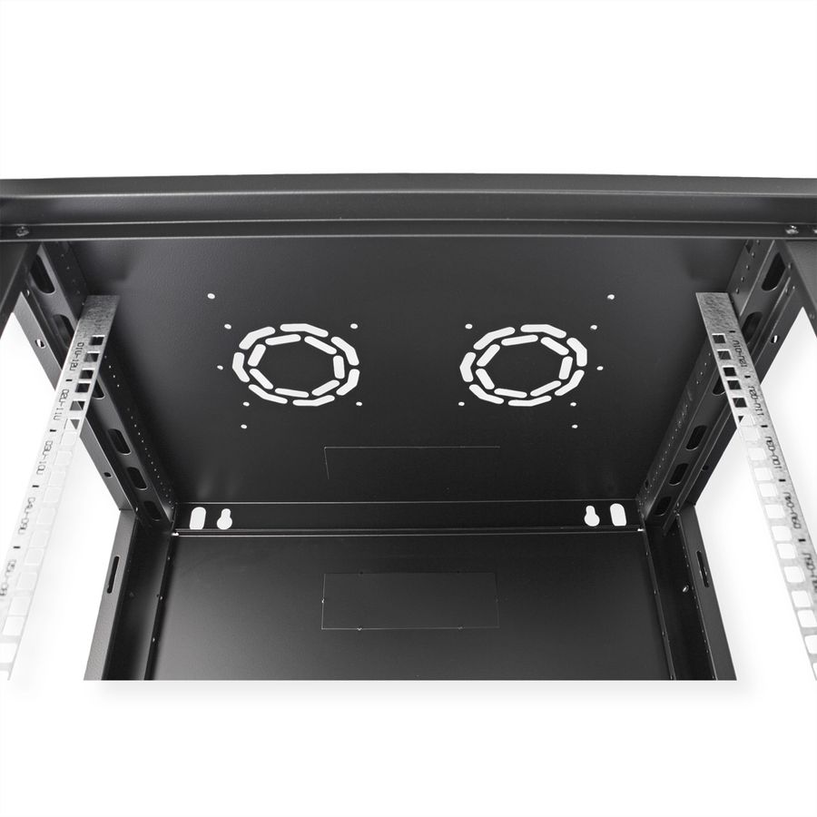ROLINE 19" Boîtier mural Basic Plus 12U, 600x450 LxP noir