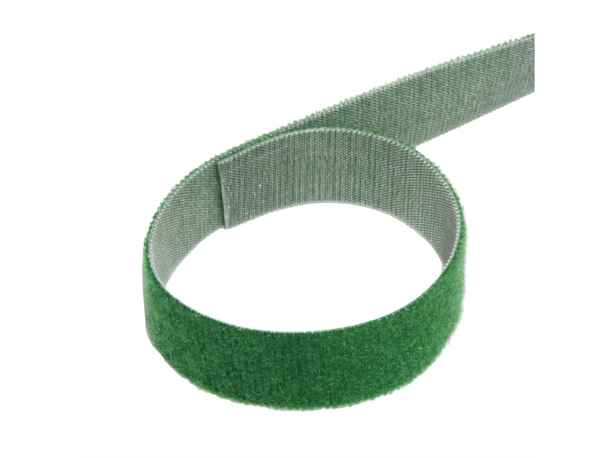 Bande Velcro, L: 20 mm, Noir, 5 M, 1 Rouleau