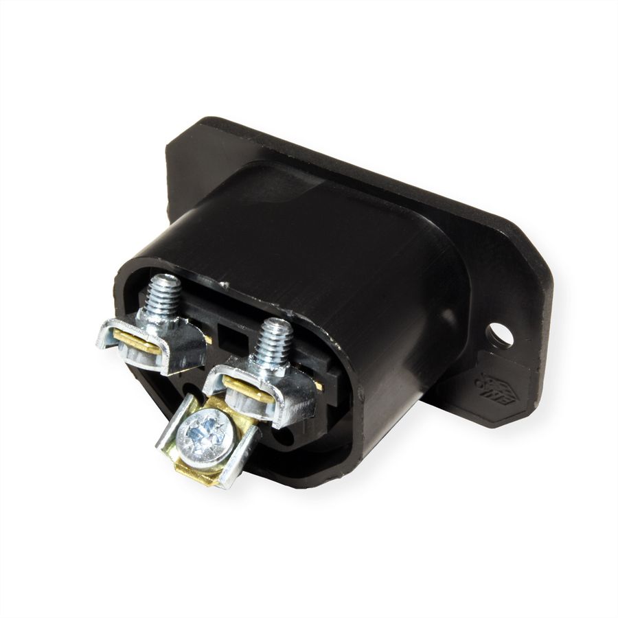 BACHMANN Prise C13, Noire, à visser