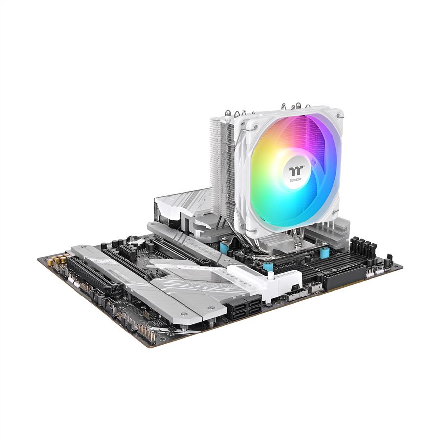 Thermaltake UX400 ARGB Sync Snow White Refroidisseur CPU, Blanc