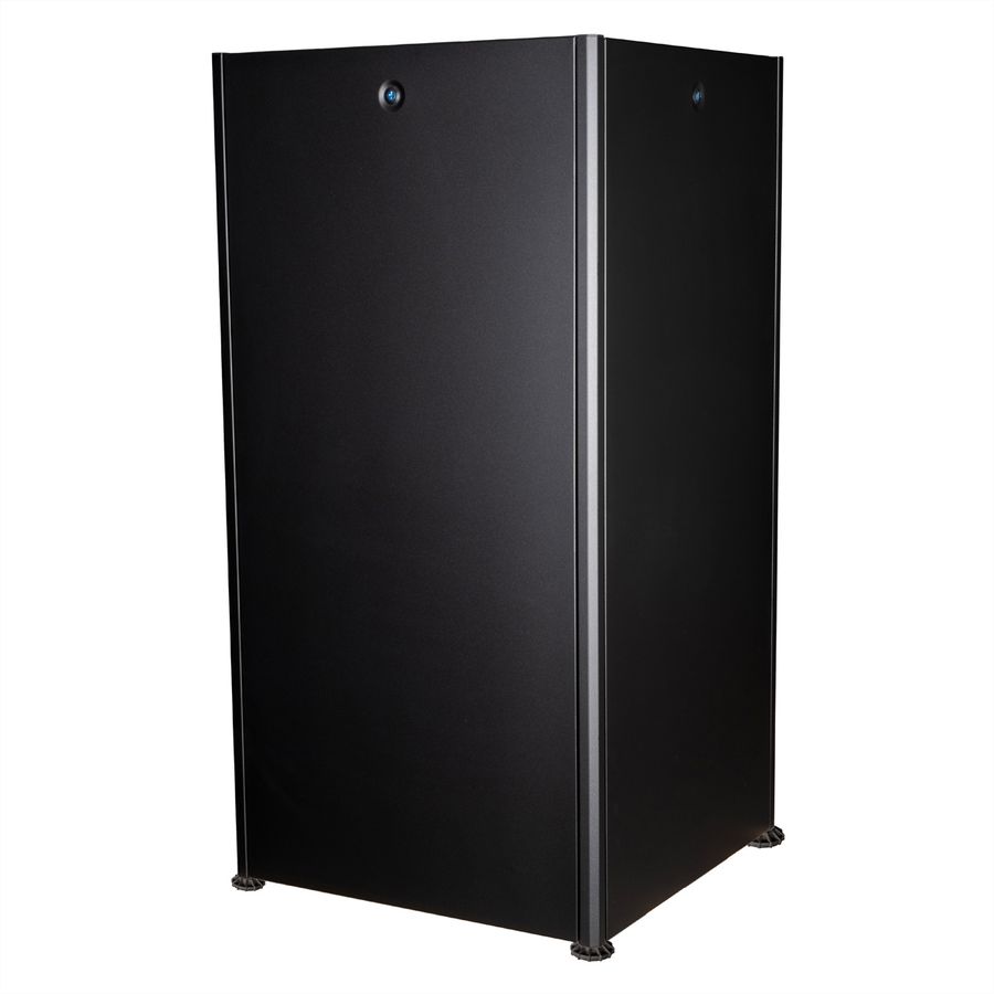 ROLINE 19" Baie réseau Basic 32U, 600x600 LxP Porte verre noir