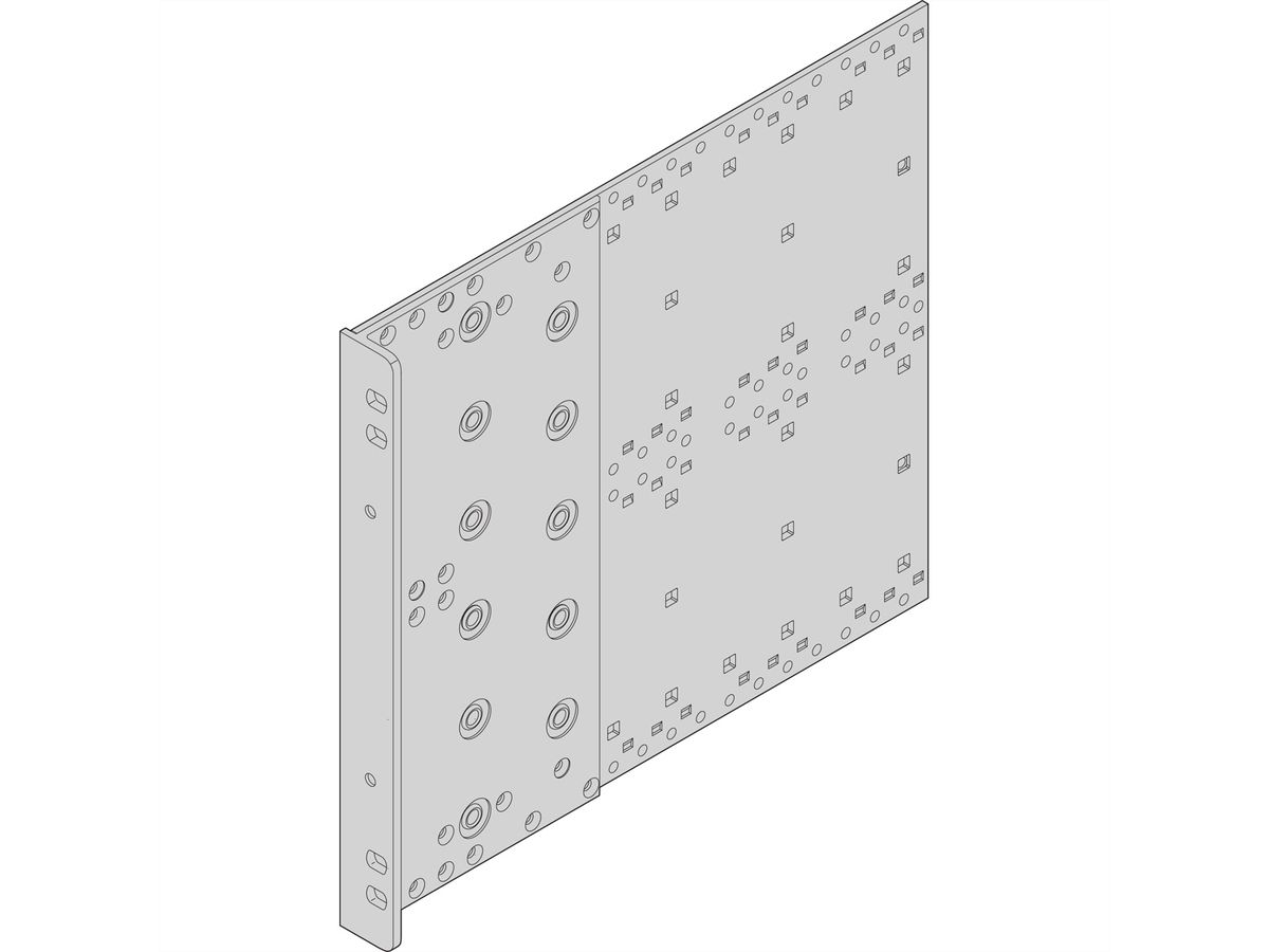 SCHROFF EuropacPRO Panneau latéral pour joint textile, Type R, 6 U, 275 mm