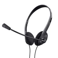 Trust 21665 casque Avec fil Ecouteurs Appels/Musique Noir